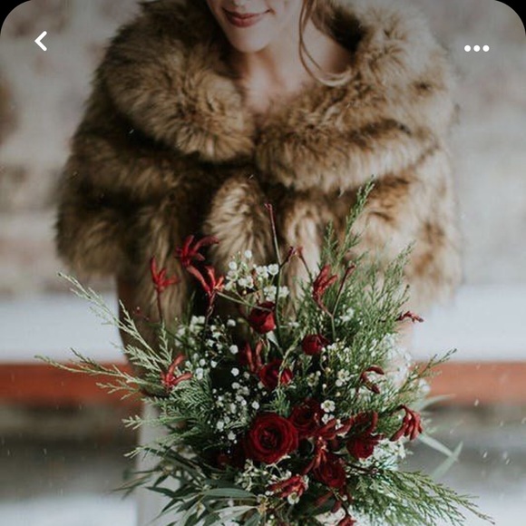 🆕 Faux fur brown wrap - Picture 6 of 11